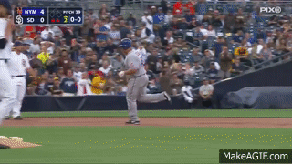 Bartolo Colon hits home run, proves anything is possible on Make a GIF