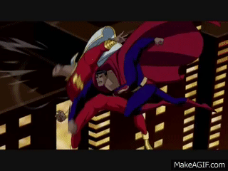 Superman vs Captain Marvel_Justice League on Make a GIF