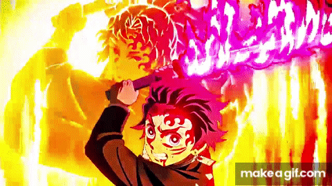 Here are some more cool Anime gif Avatars for Discord or something with  animated avatars! [Demon Slayer] : r/animegifs