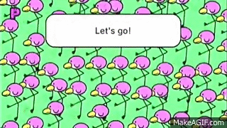 [Rhythm Heaven Fever] ~ Flock Step (Perfect) on Make a GIF