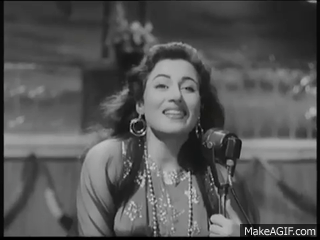 Aaiye Meharbaan - Madhubala, Ashok Kumar - Howrah Bridge - Evergreen Melodious Classic Hindi Song on Make a GIF