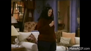 Fat Monica Dancing GIF - Friends Fat Monica Dancing - Discover