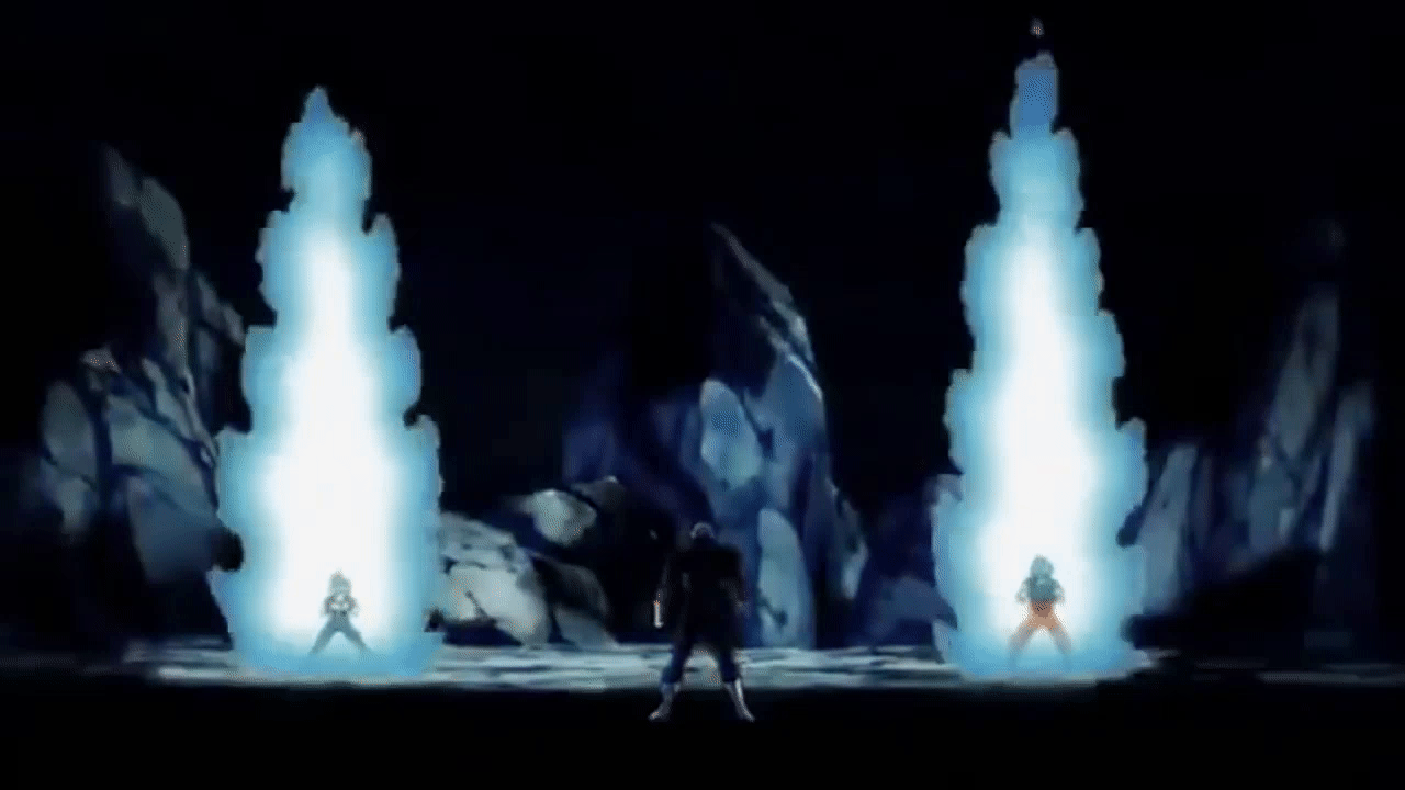 Goku Vegeta Power Up On Make A Gif
