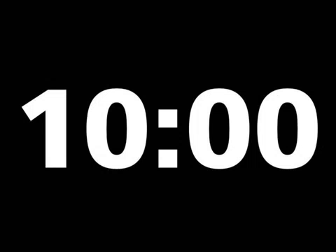 10 Minute Countdown Timer - Download Simple Format Ten Minute - link in ...
