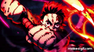 THIS IS 4K ANIME (Tanjiro vs Hantengu) Demon Slayer Episode 5 on Make a GIF