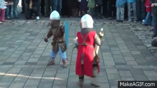 Medieval Knights Sword Fighting on Make a GIF