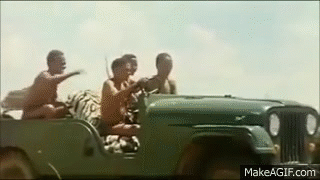 Funniest Scene God Must Be Crazy III - Funny Driving A Car on Make a GIF