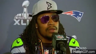 Marshawn Lynch Press Interview You Know Why I M Here On Make A Gif