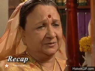 Kyunki Saas Bhi Kabhi Bahu Thi - Episode 189 : Tulsi is very happy to see Mihir on Make a GIF