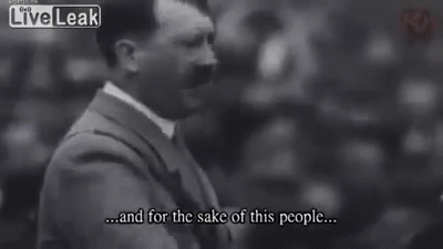 Hitler Speeches with accurate English subtitles on Make a GIF