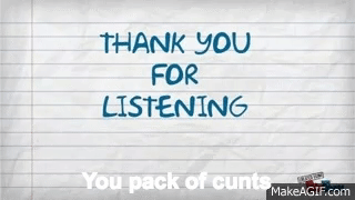 Thank You For Listening On Make A Gif