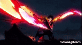 Demon Slayer Tanjiro Uses Sun Halo Dragon Head Dance | 4K on Make a GIF