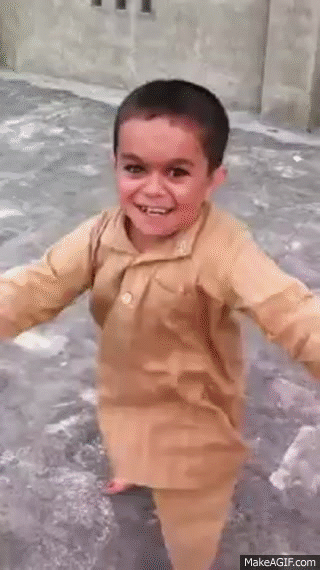Pakistan kid dancing! on Make a GIF