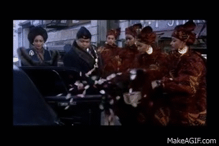 Coming to America - funny arrival scene on Make a GIF
