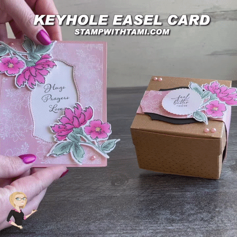 Make an Easel Keyhole Card