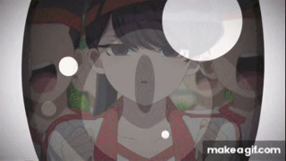 Komi motiva tadano a correr  Komi-san Dublado on Make a GIF