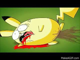 Pikachu Dies On Make A Gif