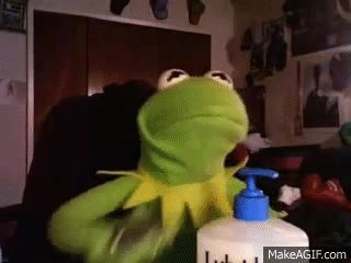 Kermit the Frog Reacts to 2girls1cup on Make a GIF