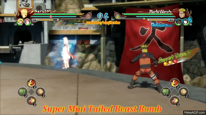 Naruto Super Mini Tailed Beast Bomb On Make A Gif