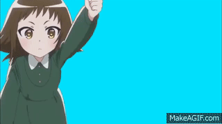 Mashiro-tan Dancing Greenscreen Template (Mikakunin de Shinkoukei) 