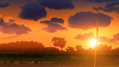 Anime Couple Kirito Asuna Sunset GIF  GIFDBcom