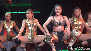Nicki Minaj The Pinkprint Tour Live In Amsterdam Anaconda On Make A GIF