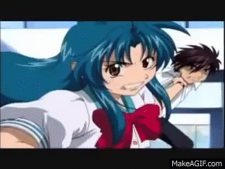 Homework girl anime vector free download