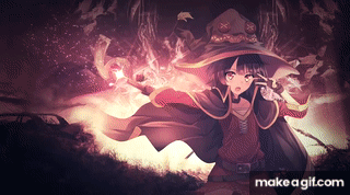 60 FPS] Megumin Desktop Gif Anime Wallpaper on Make a GIF