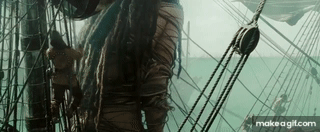 Calypso Free From Her Human Bond Scene - Pirates of the Caribbean: At ...