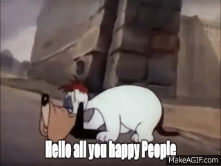 droopy dog happy