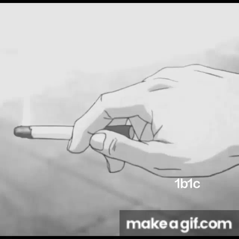 anime smoking on Make a GIF