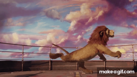 Samson doing his funny dance on Make a GIF