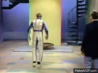 Letterman in a Suit of Velcro on Make a GIF