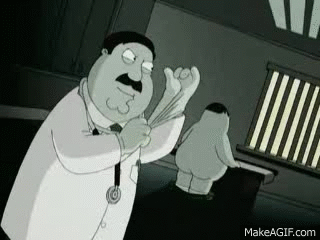 Image result for peter griffin doctor gif