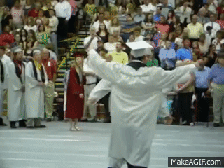 Graduation Freak L@@K! ** Funny Prank at Graduation Ceremony During Procession ** L@@K ...