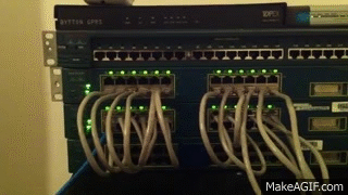 Cisco 3550 Broadcast Storm No-Spanning-Tree on Make a GIF