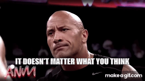 The Rock's It Doesn't Matter Moments | WWE Top 10 on Make a GIF