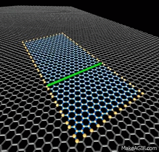 Rolling Up A Graphene Sheet Into A Carbon Nanotube On Make A GIF