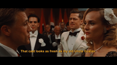 Inglourious Basterds SS Hans Landa Rediculous Laughing Scene HD On Inglourious Basterds SS Hans Landa Rediculous Laughing Scene HD On