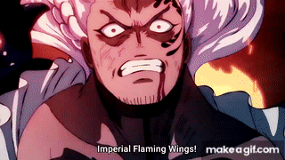 Zoro vs King, full epic battle, Zoro Knockout King and cut one of the wing  on Make a GIF