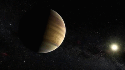 Artist’s impression of the exoplanet 51 Pegasi b on Make a GIF