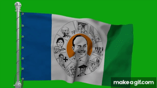 Ysrcp Flag Animation | Ycp Animated Flag | Green Screen Effects | Kishore  Tv on Make a GIF