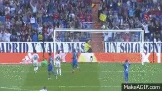 Real Madrid Cristiano Ronaldo Free Kick GIF