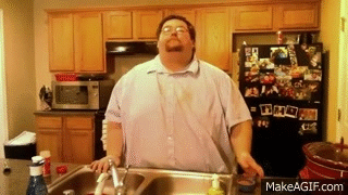 Boogie2988 Really Fat Guy Takes the Cinnamon Challenge on Make a GIF
