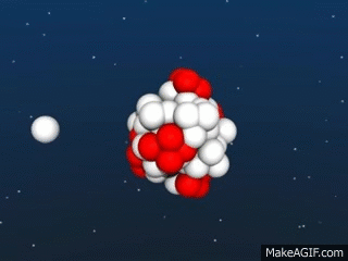 Nuclear Fission Animation for Science on Make a GIF