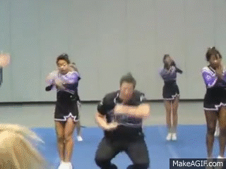 Image result for male cheerleader gif