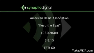 American Heart Association's 'Keep The Beat' Campaign on Make a GIF