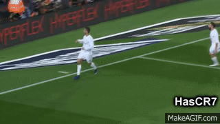 Cristiano Ronaldo explosive goal celebration : r/gifs