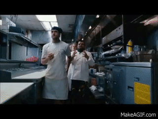 Waiting(movie) funny scene on Make a GIF
