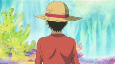 One Piece - Funny Moment - How Luffy defines a hero on Make a GIF